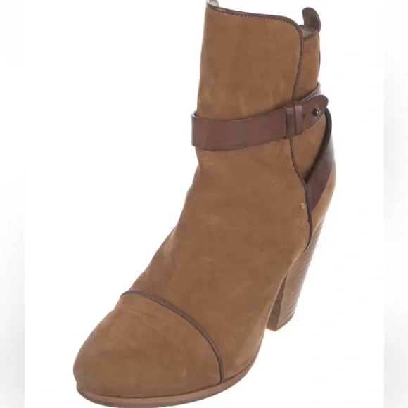 rag & bone Tan Leather Ankle Boots - Picture 2 of 4